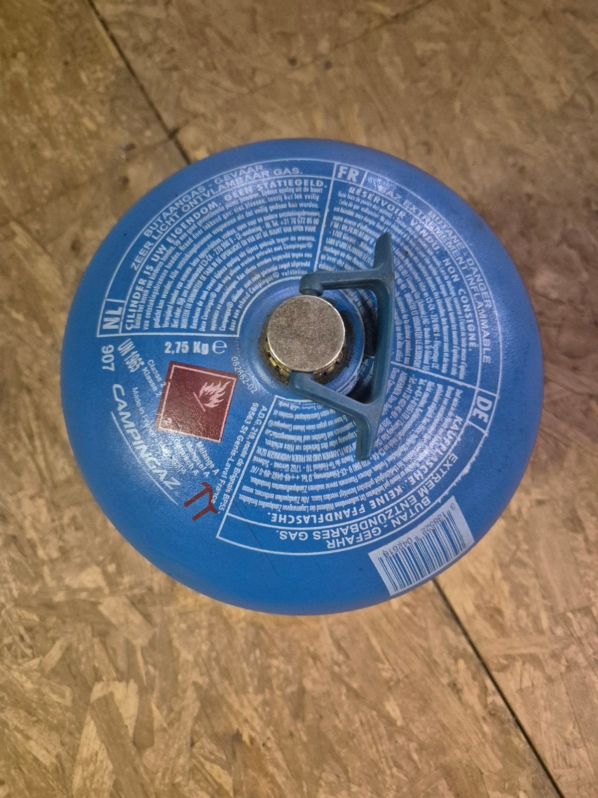 camping gasfles, Ophalen, Zo goed als nieuw