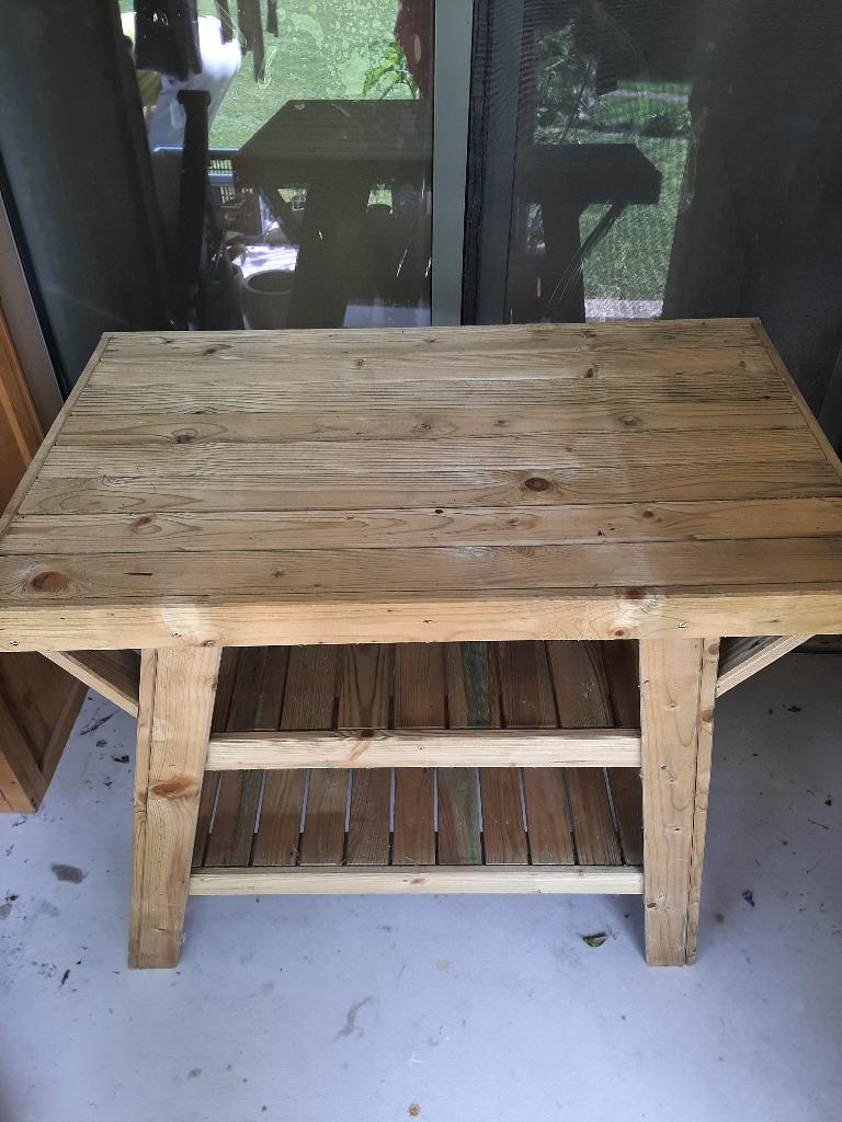 oppot planten tafel van duurzaam grenen, Ophalen of Verzenden, Nieuw