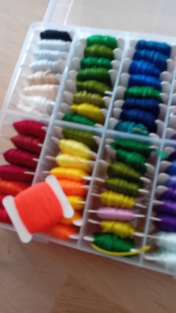 Borduurgaren nieuw doos met 80 stuks, Hobby en Vrije tijd, Borduren en Borduurmachines, Ophalen of Verzenden, Nieuw, Borduurgaren of Zijde