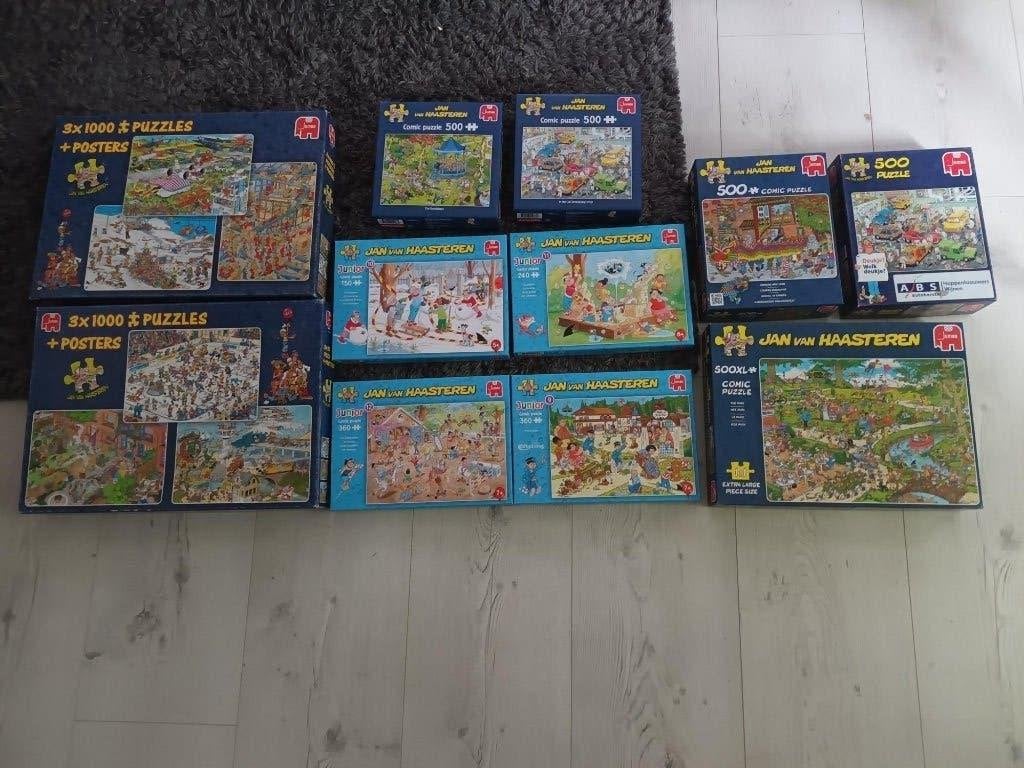 puzzel, Ophalen, 500 t/m 1500 stukjes, Gebruikt, Legpuzzel