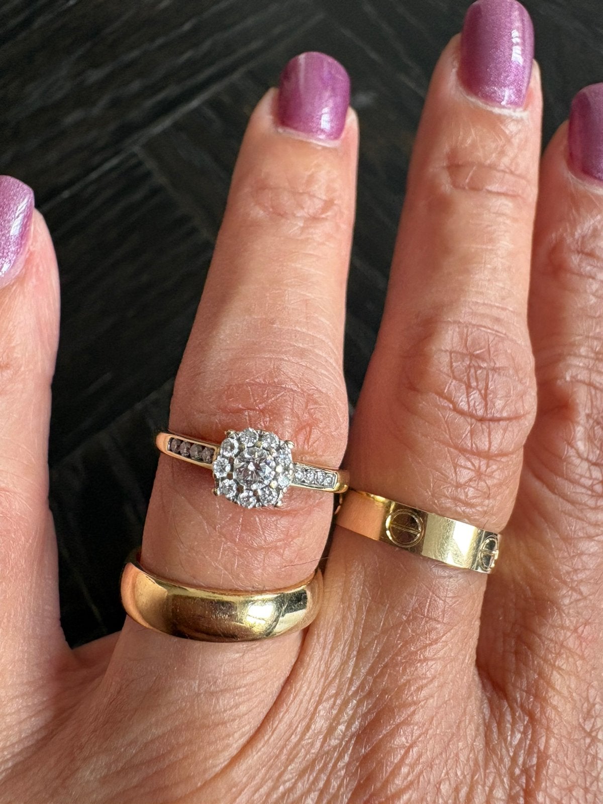 Nieuwe 8 karaat geel gouden diamant ring ❤️, Geel, Ophalen of Verzenden, Dame, Goud