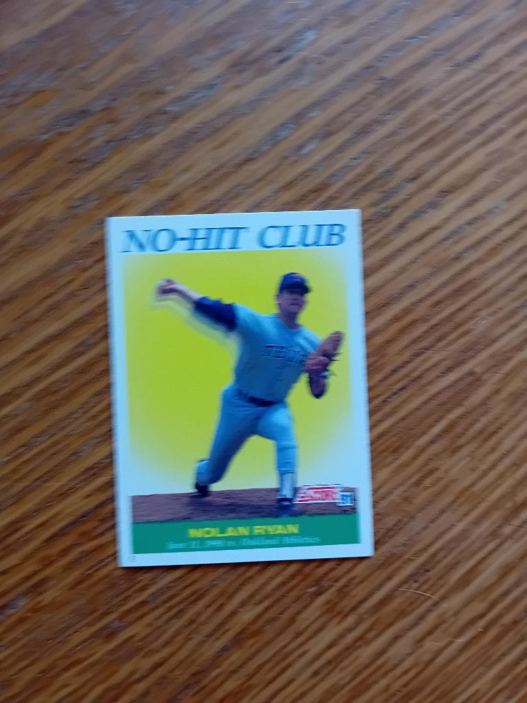 Baseball - Honkbalkaart 701 Score 1991 Nolan Ryan, Ophalen of Verzenden, Zo goed als nieuw, Buitenlandse clubs, Poster, Plaatje of Sticker