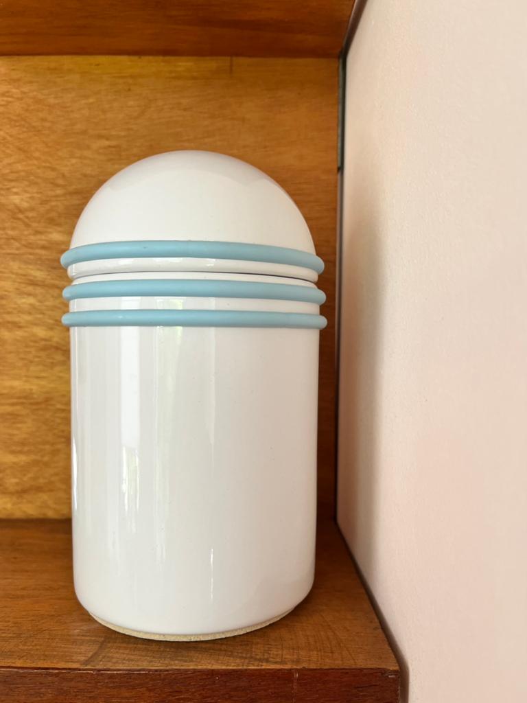 Retro bewaarpot, Verzamelen, Retro, Ophalen of Verzenden, Huis en Inrichting