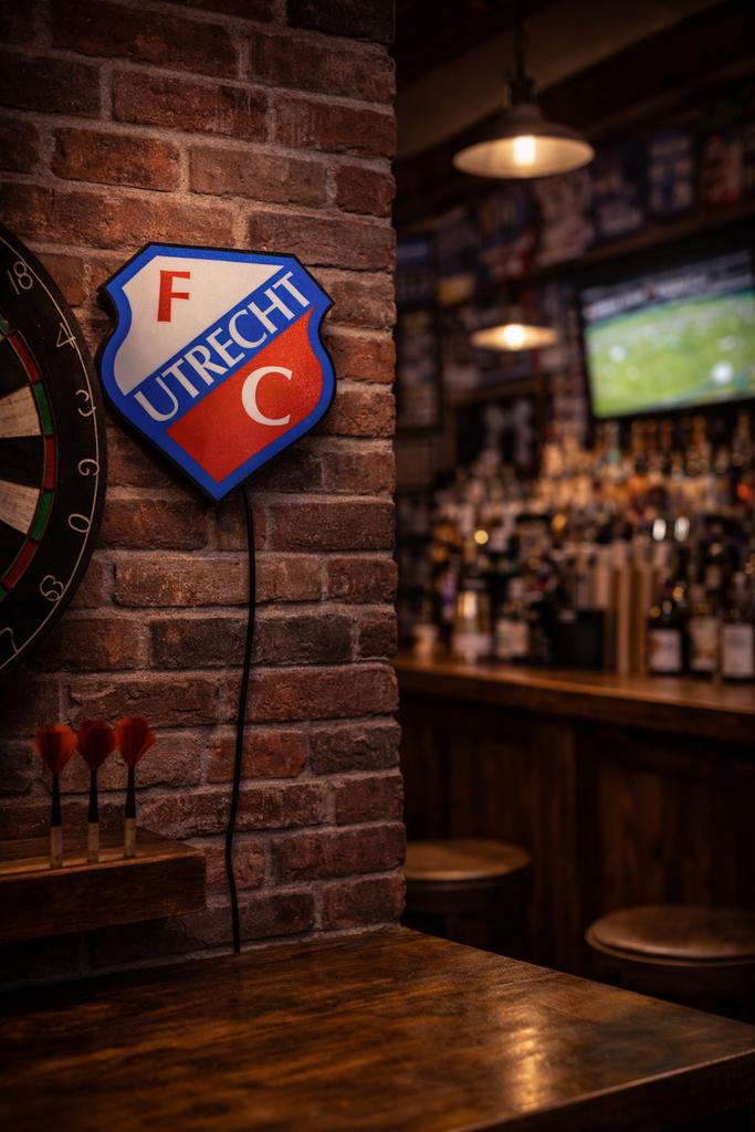 F.C Utrecht lamp, Huis en Inrichting, Ophalen of Verzenden, Nieuw, Minder dan 50 cm