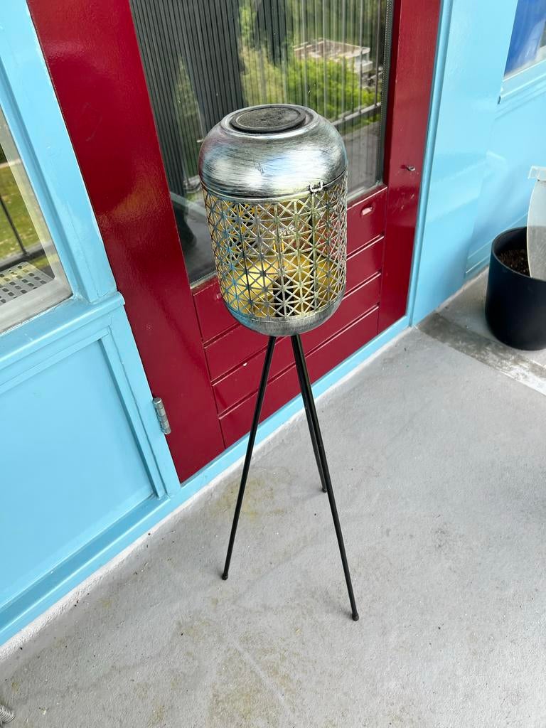 Nieuwe Solar Tuinlamp - Sfeervolle Verlichting voor Buiten, Ophalen of Verzenden, Zo goed als nieuw