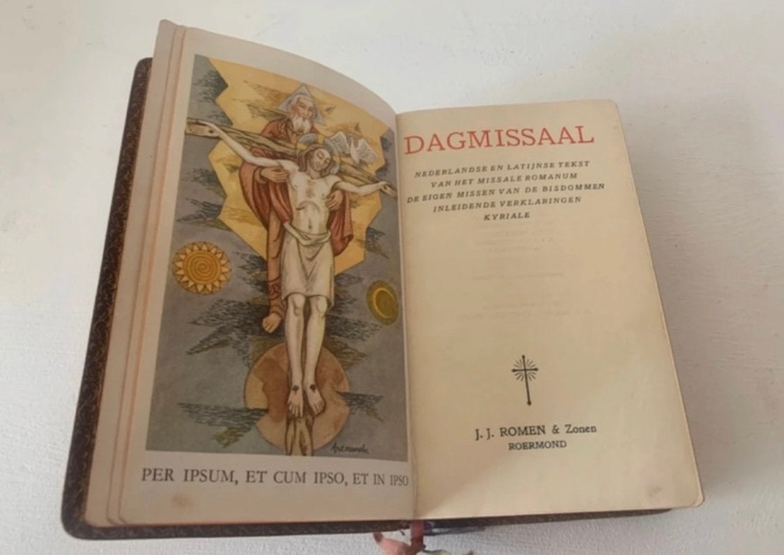 Dagmissaal uit 1956 - Nederlands en Latijnse tekst, Ophalen of Verzenden