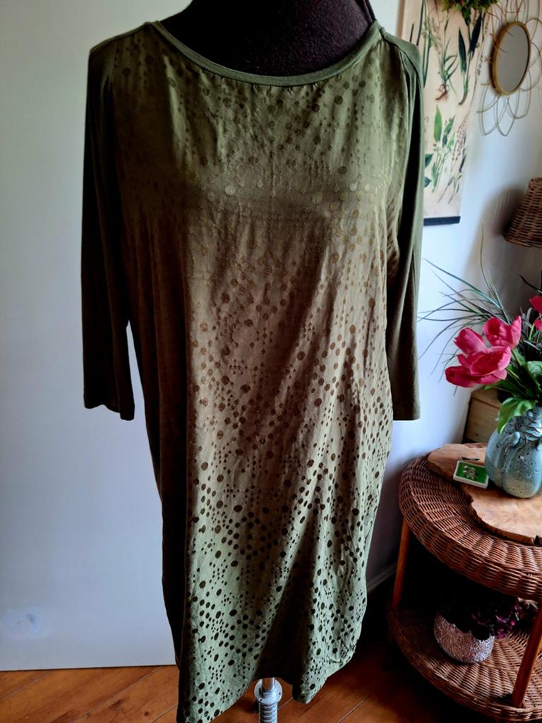 Didi jurk shirt maat l groen, Ophalen of Verzenden, Zo goed als nieuw, Maat 38/40 (M), Groen