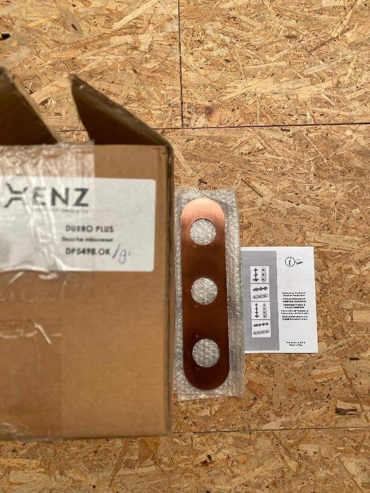 Xenz Duero Plus Thermostatische badkraan, Doe-het-zelf en Verbouw, Sanitair, Ophalen of Verzenden, Nieuw, Koper, Bad