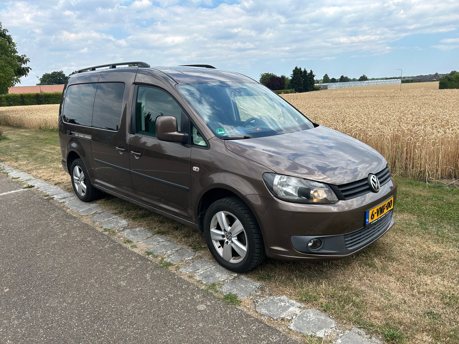 Volkswagen Caddy Maxi 2.0 D 103KW  2011 Automaat, Auto's, Bestelauto's, Euro 5, Stof, 4 cilinders, Volkswagen