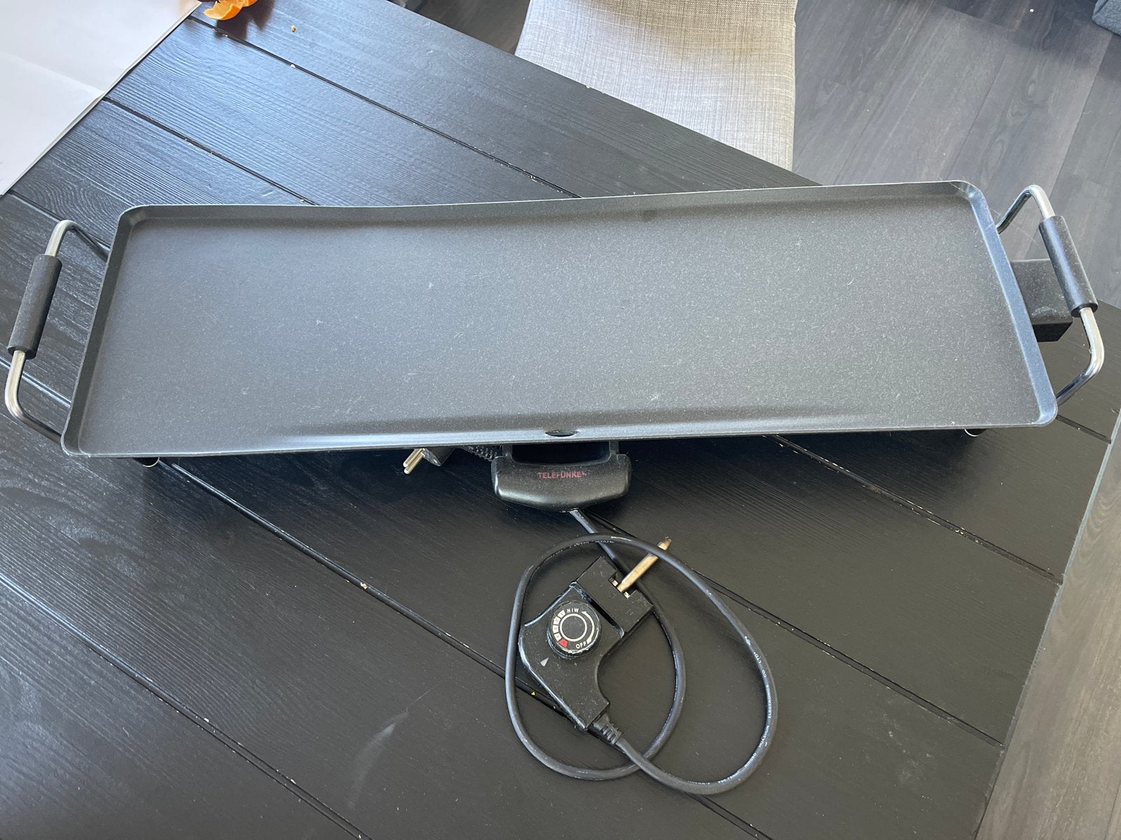 Elektrische Tafelgrill / Bakplaat met Thermostaat, Ophalen, Gebruikt, Tafelgrill