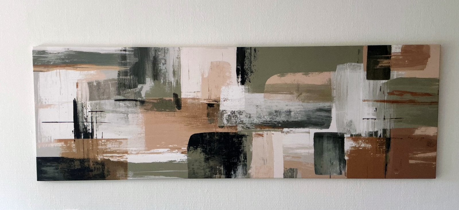 Mooi, modern schilderij 60x180, Ophalen