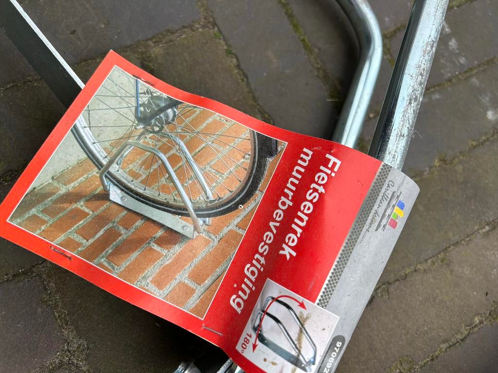Fietsenrek muurbevestiging 4 stuks, Ophalen of Verzenden, Nieuw