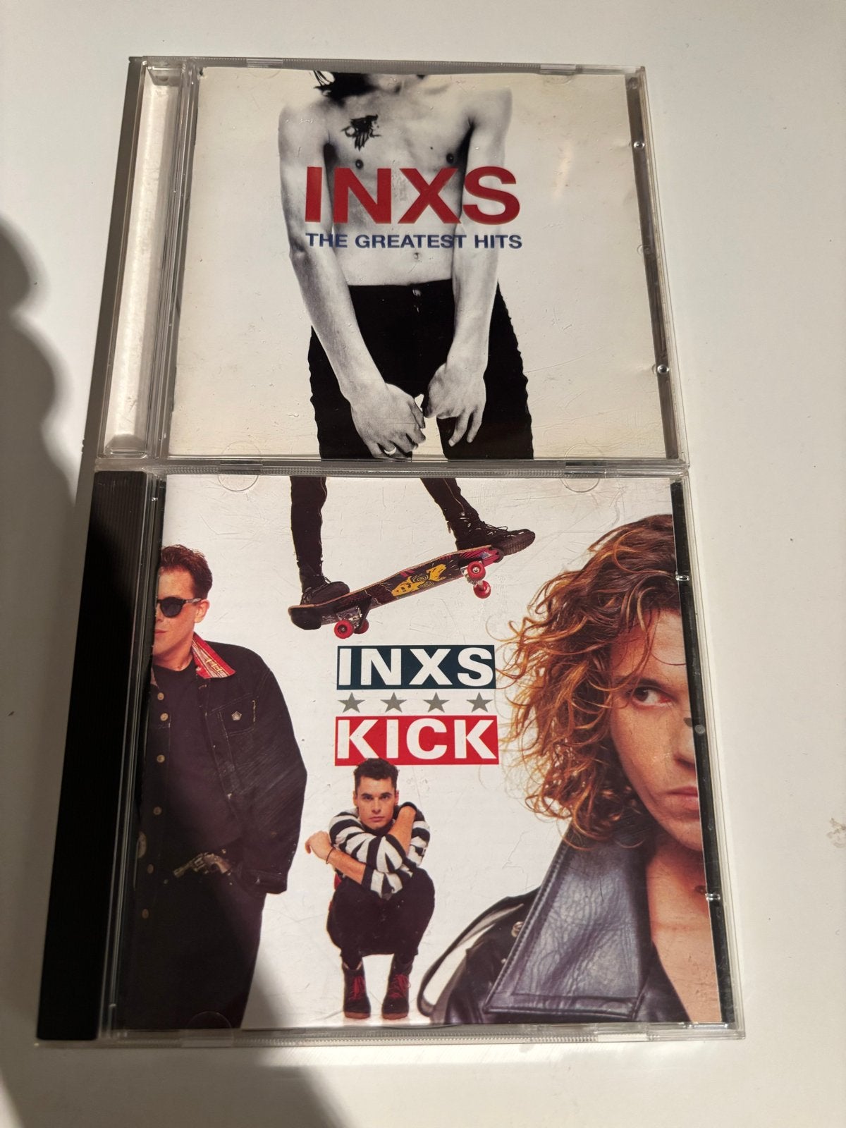 INXS CD's: The Greatest Hits & Kick (Pop/Rock), Ophalen of Verzenden, Pop, Album