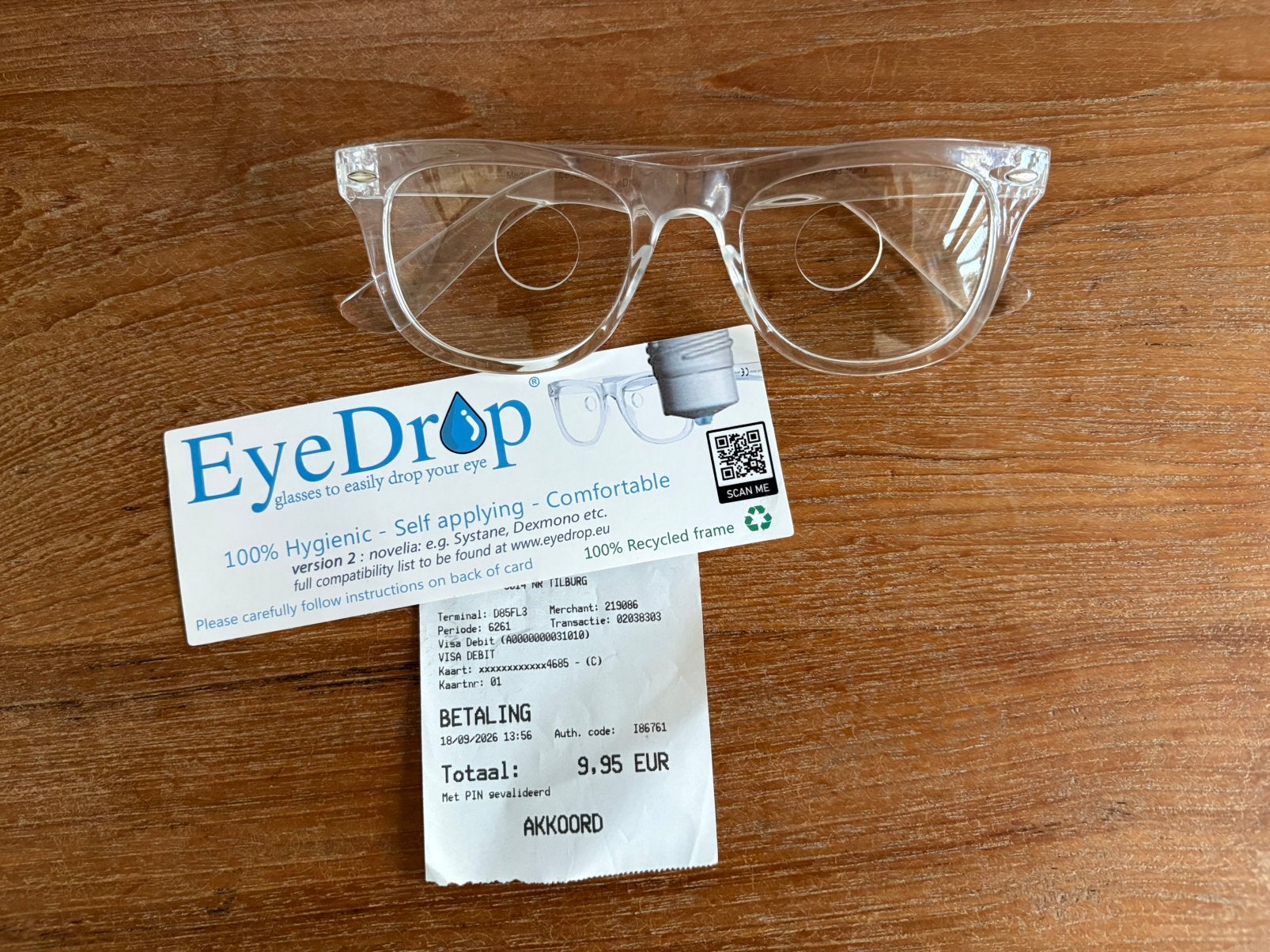 OOG DRUPPELBRIL / ZELF DRUPPELEN / NIEUW / HULPBRIL, Ophalen, Nieuw