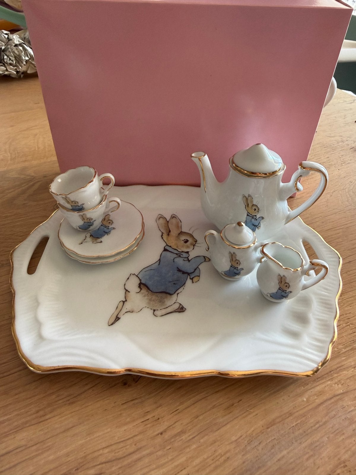 Peter Rabbit theeserviesje voor kinderen, Huis en Inrichting, Ophalen, Overige merken, Vintage, Zo goed als nieuw