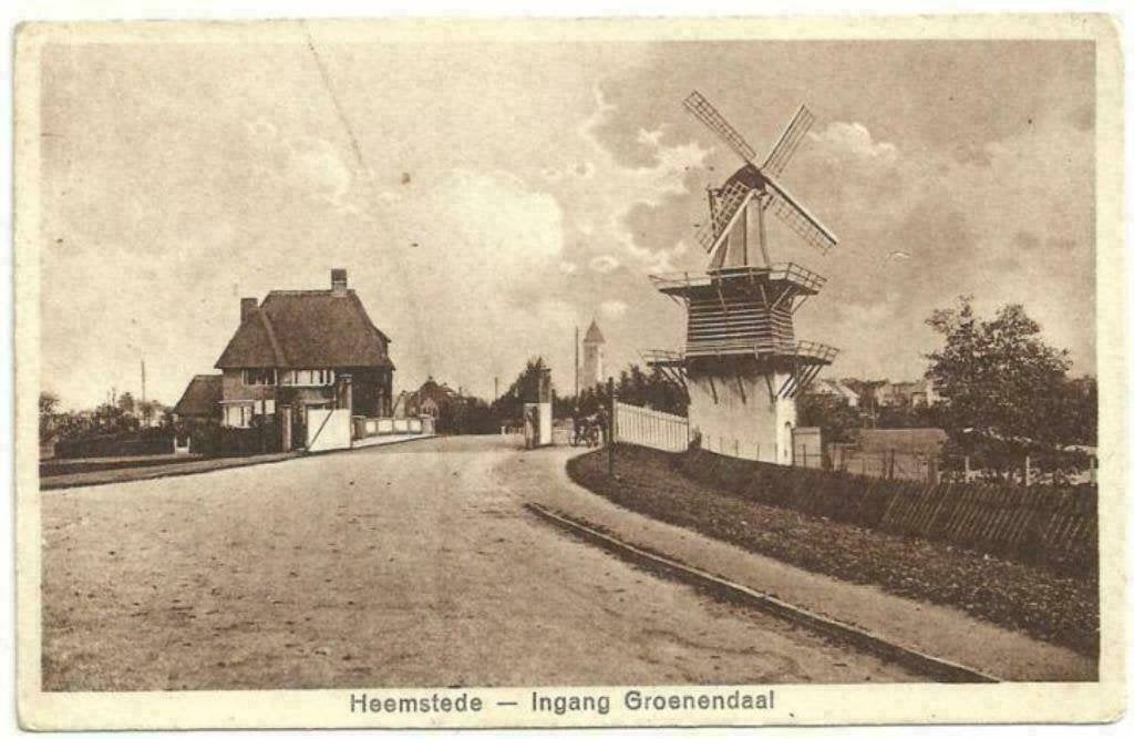 AK Heemstede - Ingang Groenendaal, Verzenden, 1920 tot 1940, Gelopen, Noord-Holland