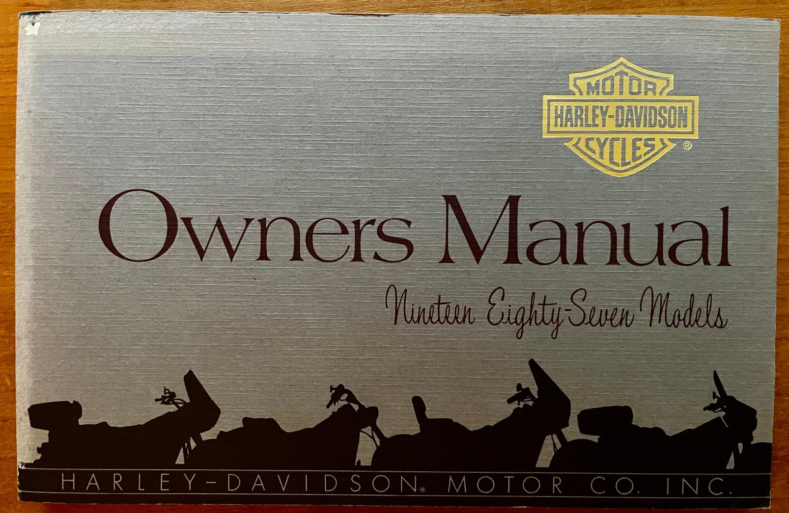 Harley Davidson Owners Manual 1987, Ophalen of Verzenden, Harley-Davidson of Buell