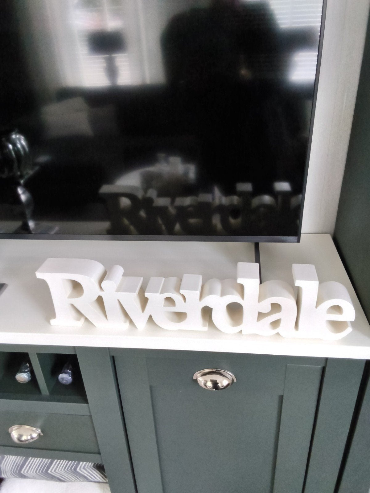 Riverdale decoratie letters - Wit, Overige materialen, Ophalen of Verzenden, Zo goed als nieuw, Modern