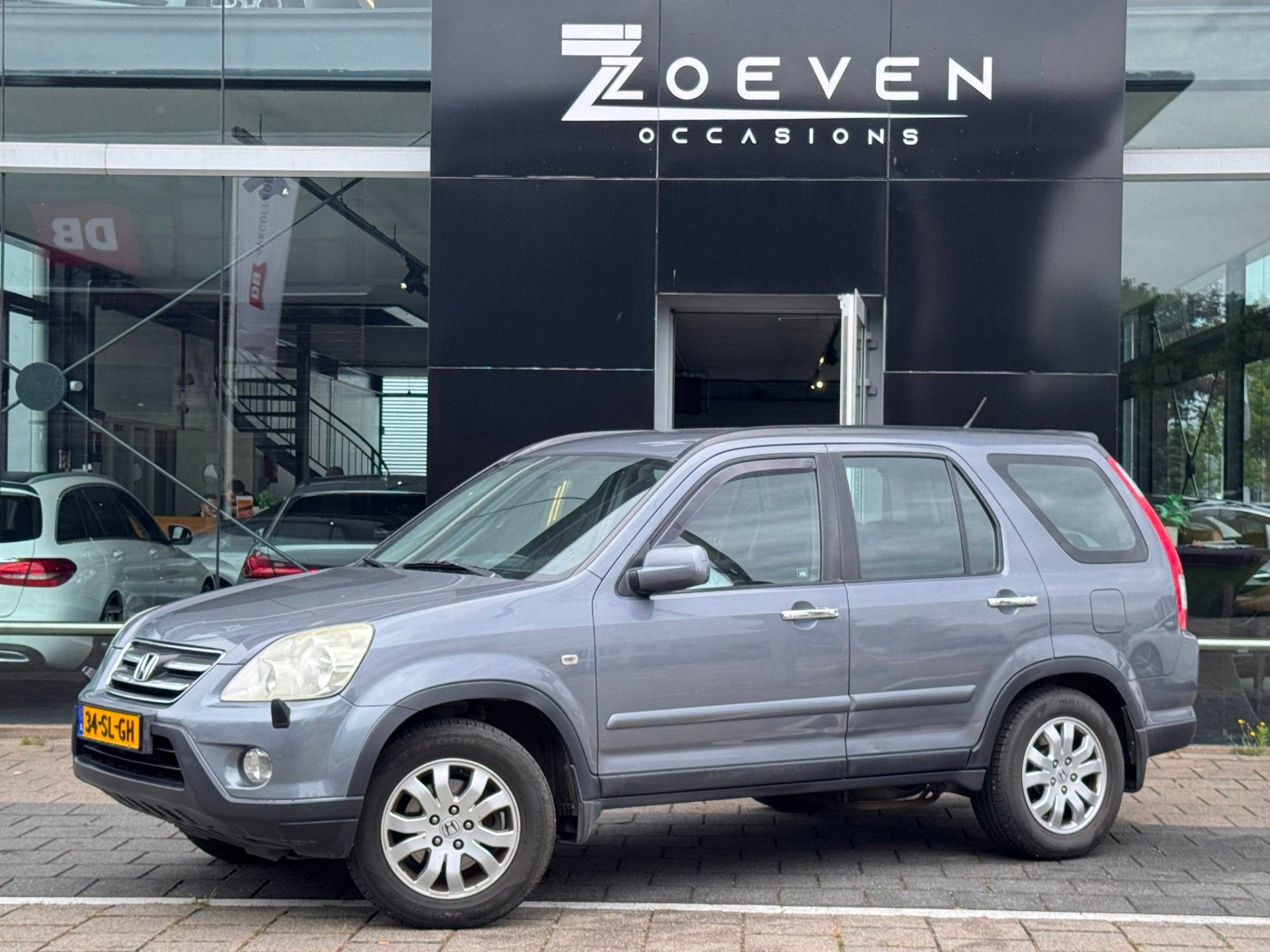 Honda CR-V 2.2D Comfort Export!, Auto's, Honda, Gebruikt, Zwart, 4 cilinders, Origineel Nederlands