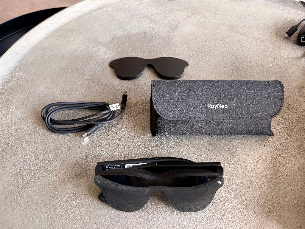 RayNeo Air 4 Pro AR-bril – HDR10 – 120Hz – 201 inch scherm, Ophalen of Verzenden, Zo goed als nieuw, Overige typen, Overige platformen