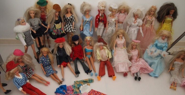 Verzameling Barbie - Mattel - Vintage Barbie 1966, Verzenden, Zo goed als nieuw, Pop
