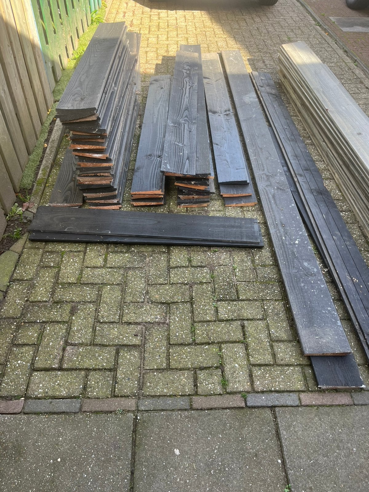 Douglas rabat delen, Doe-het-zelf en Verbouw, Ophalen, Minder dan 25 mm, Zo goed als nieuw, Plank