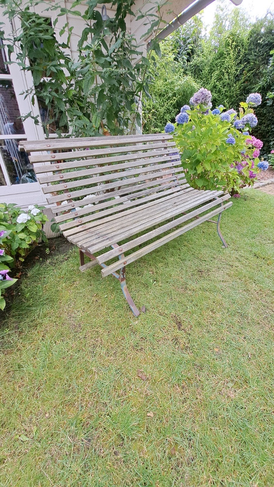 Frans tuinbankje, Ophalen of Verzenden, Hout