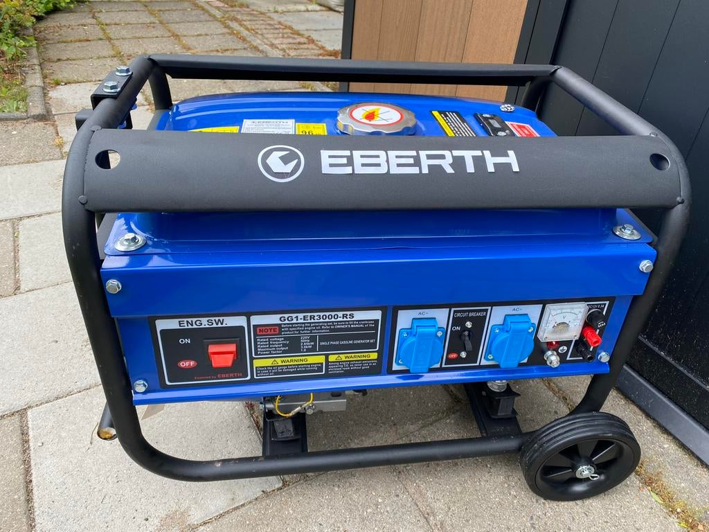 Benzine Generator GG1-ER3000-RS - 3.0kW, 6.5HP, Doe-het-zelf en Verbouw, Aggregaten, Ophalen, Nieuw, 10 tot 30 kVA, Benzine