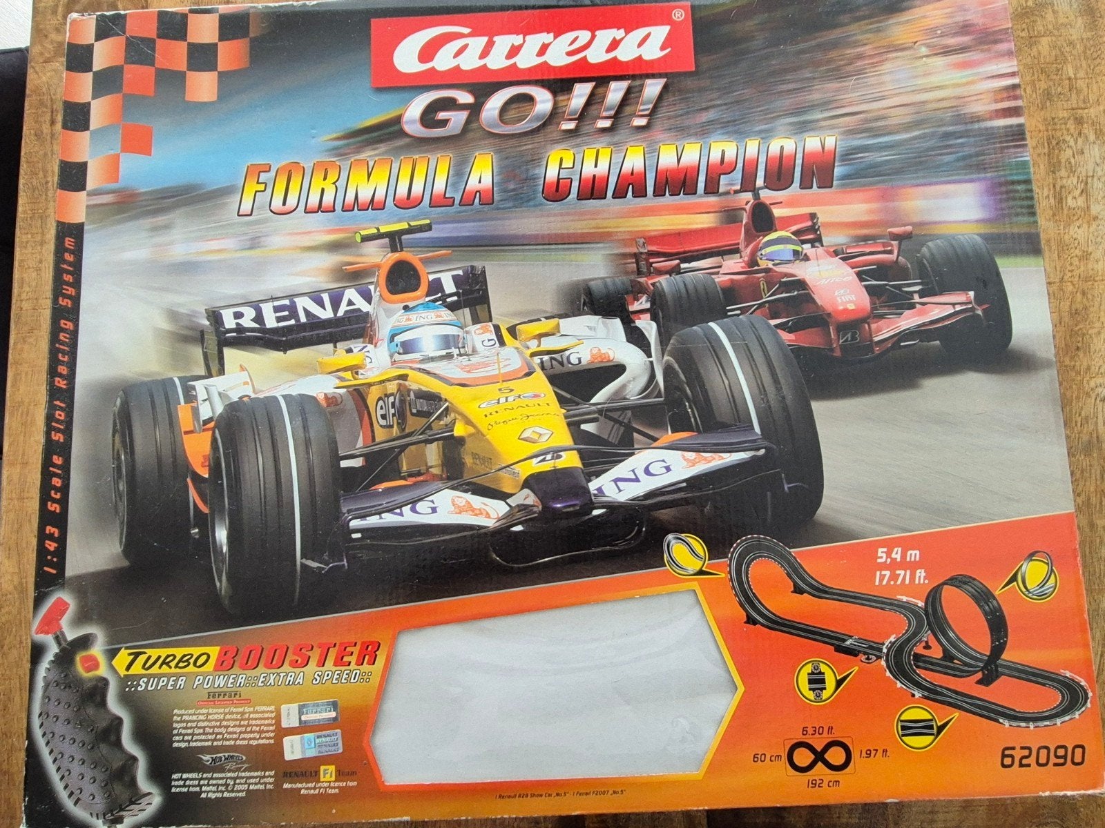 Carrera GO!!! Formula Champion Racebaan met 2 auto's, Carrera, Ophalen of Verzenden, Met looping, Elektrisch