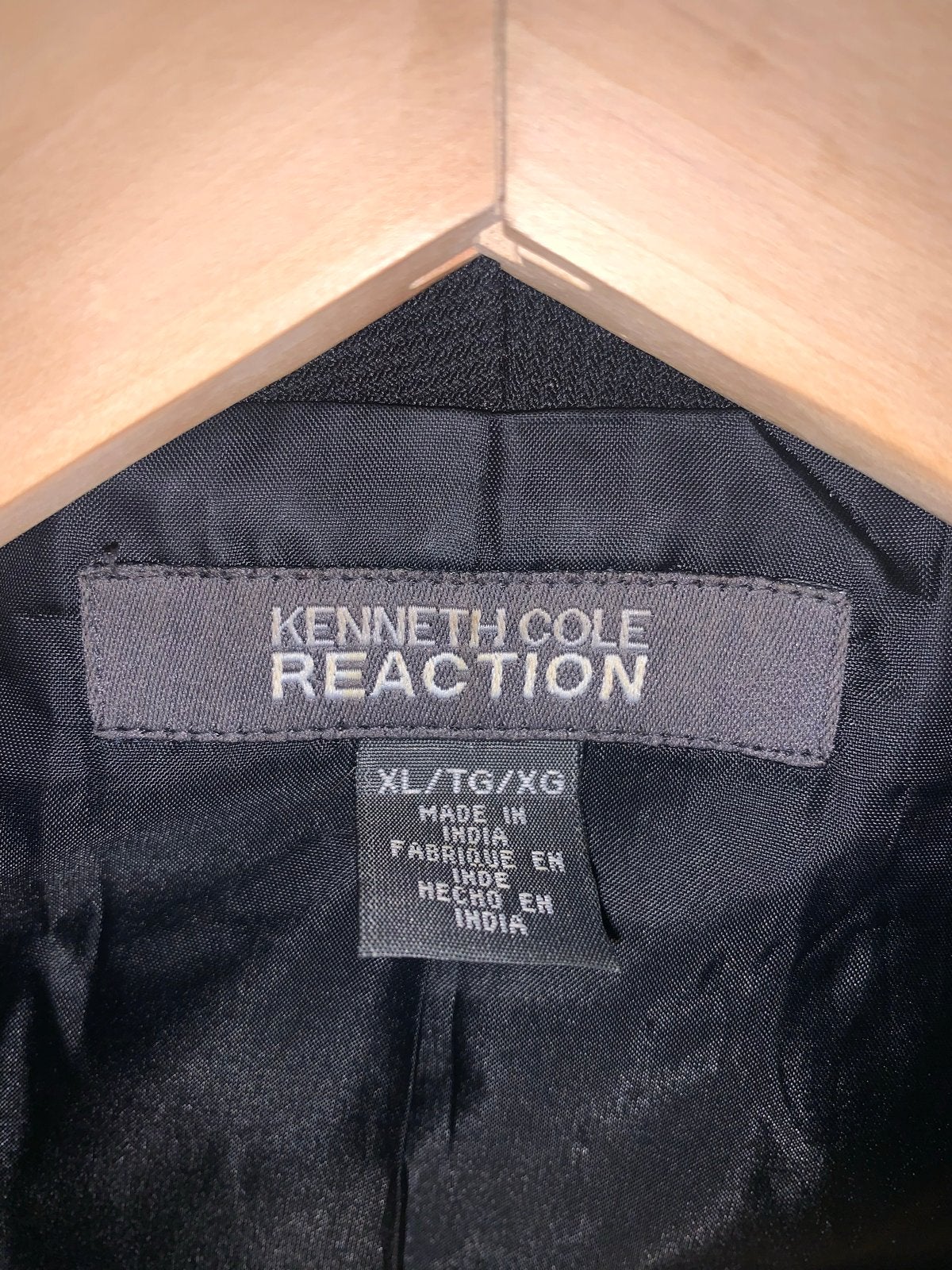 Kenneth Cole Reaction Heren Blazer Zwart XL, Ophalen of Verzenden, Zo goed als nieuw, Maat 56/58 (XL), Zwart