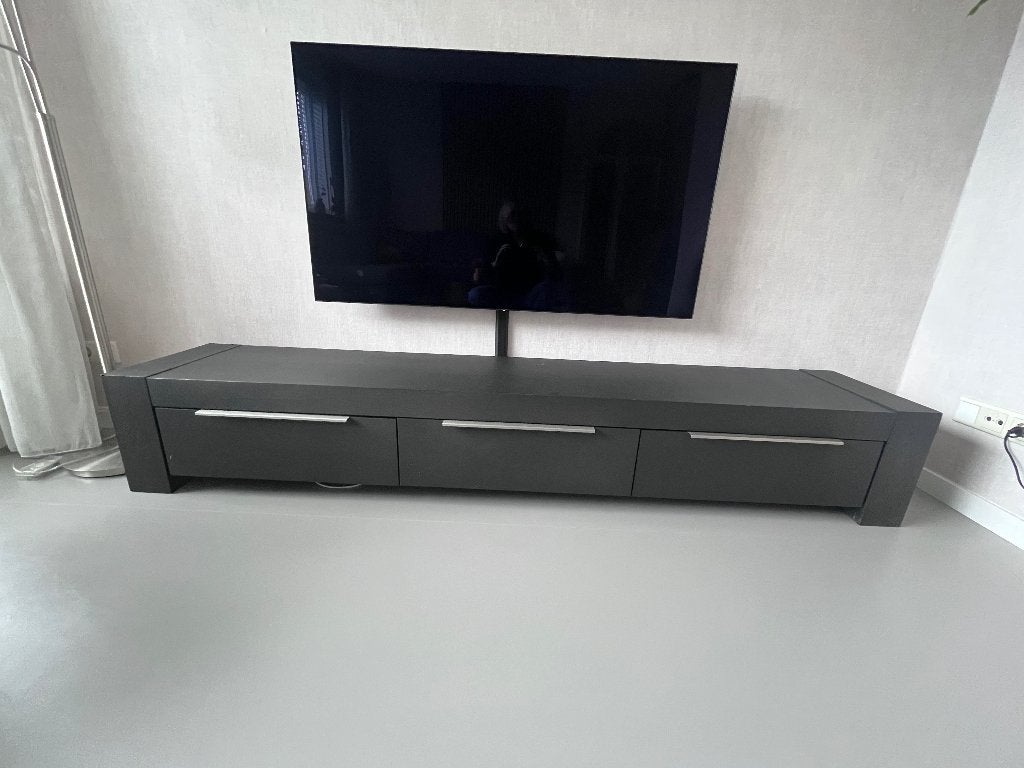 Tv kast, Ophalen, Gebruikt, 200 cm of meer, Italiaans ontwerp