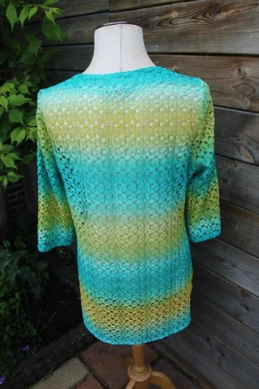 Tuniek blauw/ geel Madeleine PAUW mt M transp Vaste prijs, Kleding | Dames, Maat 38/40 (M), Blauw, Ophalen of Verzenden, Zo goed als nieuw