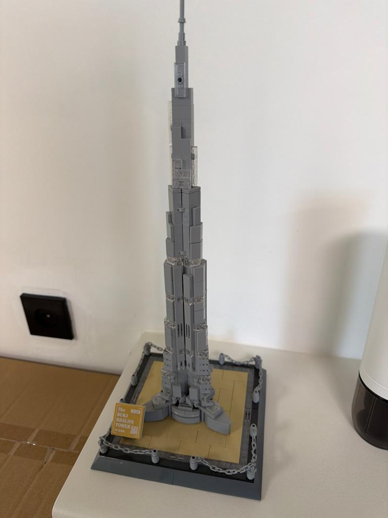 Wange Burj Khalifa bouwset (compatibel met Lego), Verzenden, Gebruikt, Overige merken
