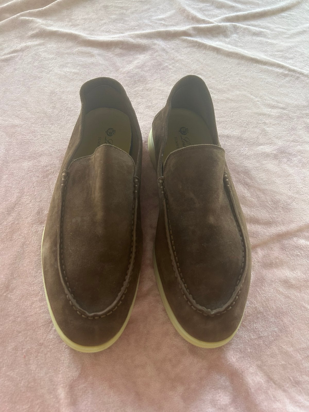 LORO PIANA ORIGINEEL maat 44 te koop, Loafers, Bruin, Ophalen of Verzenden, Zo goed als nieuw