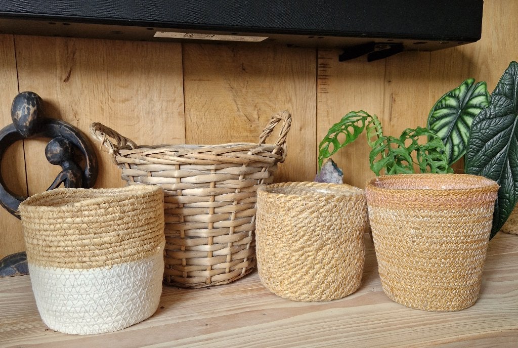 Plantenmandjes, Rond, Ophalen of Verzenden, Aardewerk, Minder dan 40 cm