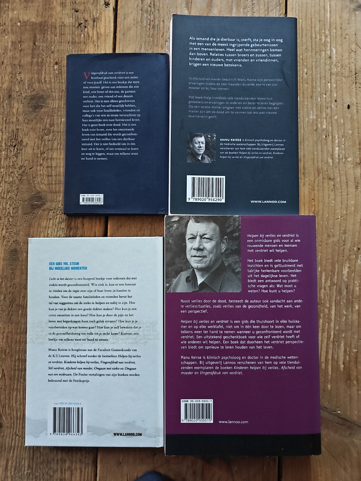4 Boeken van Manu Keirse., Ophalen of Verzenden