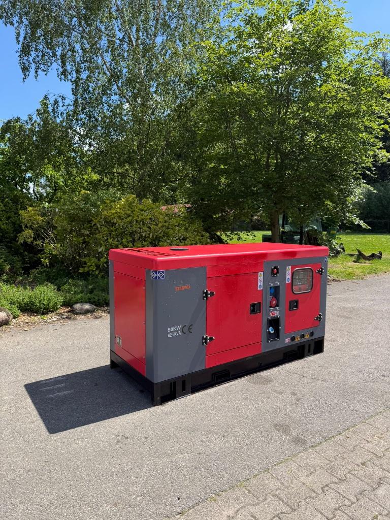 Starvox KC-50GF 62,5 kVA Aggregaat, noodstroomgenerator, NEW, Ophalen, Elektrisch startend, Dieselolie, Nieuw