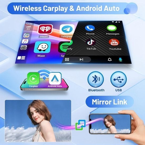 Android Autoradio – Multimedia Systeem – Touchscreen Radio, Corvance B.V., Verzenden, Nieuw, Corvancebol@gmail.com