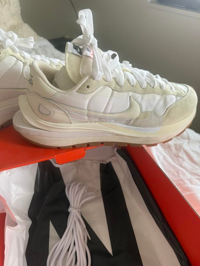 Nike Vaporwaffle Sacai Sail Gum, Kleding | Heren, Schoenen, Wit, Ophalen of Verzenden, Sneakers of Gympen, Zo goed als nieuw