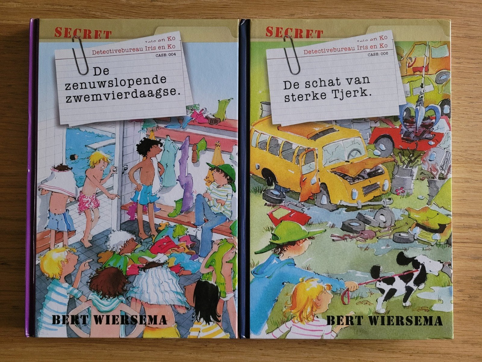 2x Detectivebureau Iris en Ko, Bert Wiersema, chr samen €7,-, Boeken, Ophalen of Verzenden, Fictie algemeen