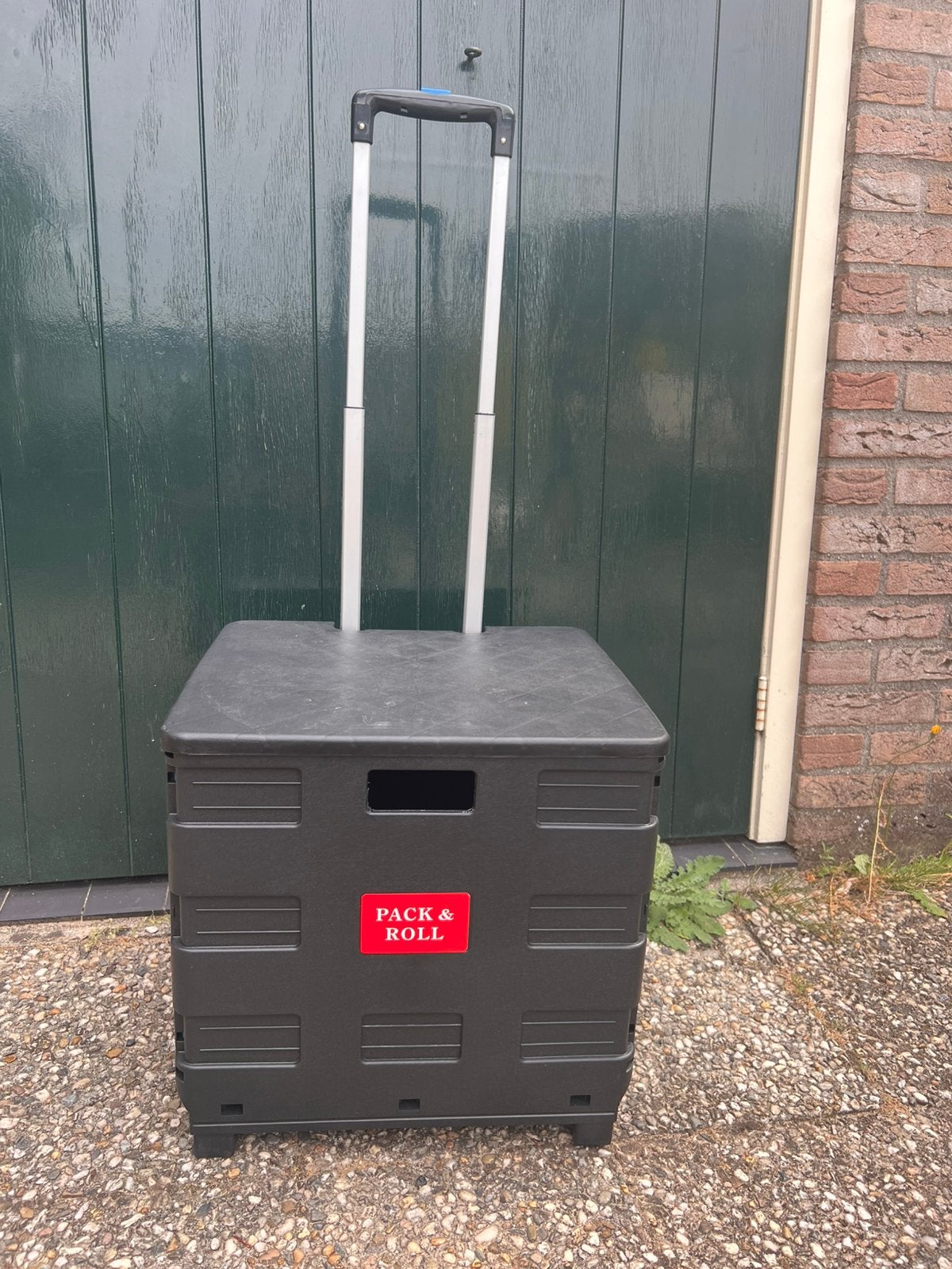 Boodschappentrolley opvouwbaar, Zwart, Ophalen of Verzenden, Zo goed als nieuw, Wieltjes