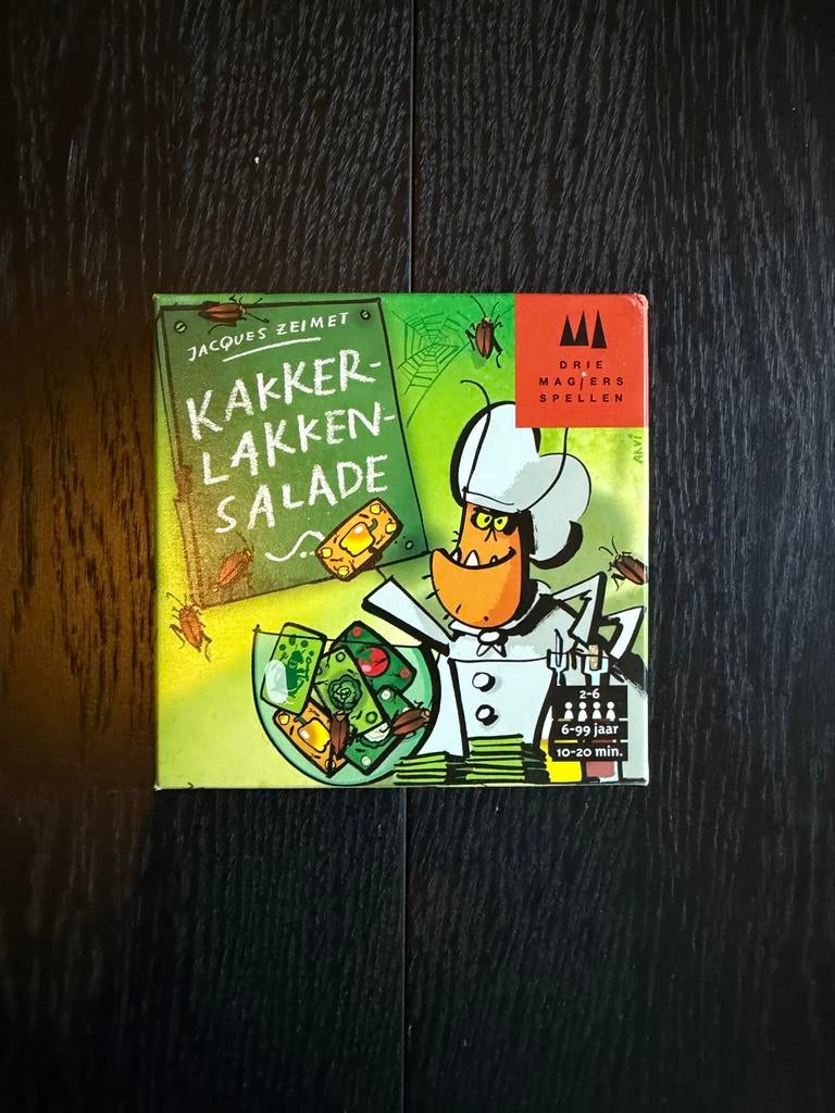 Kakkerlakken Salade - Leuk kaartspel voor jong en oud, Hobby en Vrije tijd, Gezelschapsspellen | Kaartspellen, Een of twee spelers
