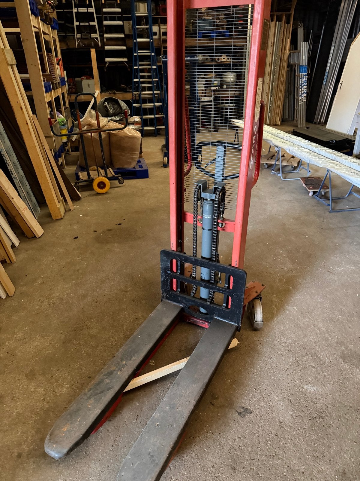 Climax Stapelaar - 1000 kg defect, Ophalen, Handmatig