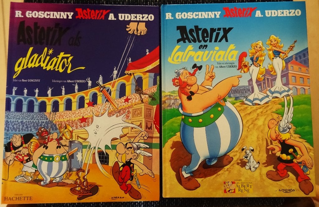 ASTERIX als Gladiator +ASTERIX en La Traviata  -Hardcovers, R.GOSCINNY /  A.UDERZO, Nieuw, Ophalen of Verzenden, Meerdere stripboeken