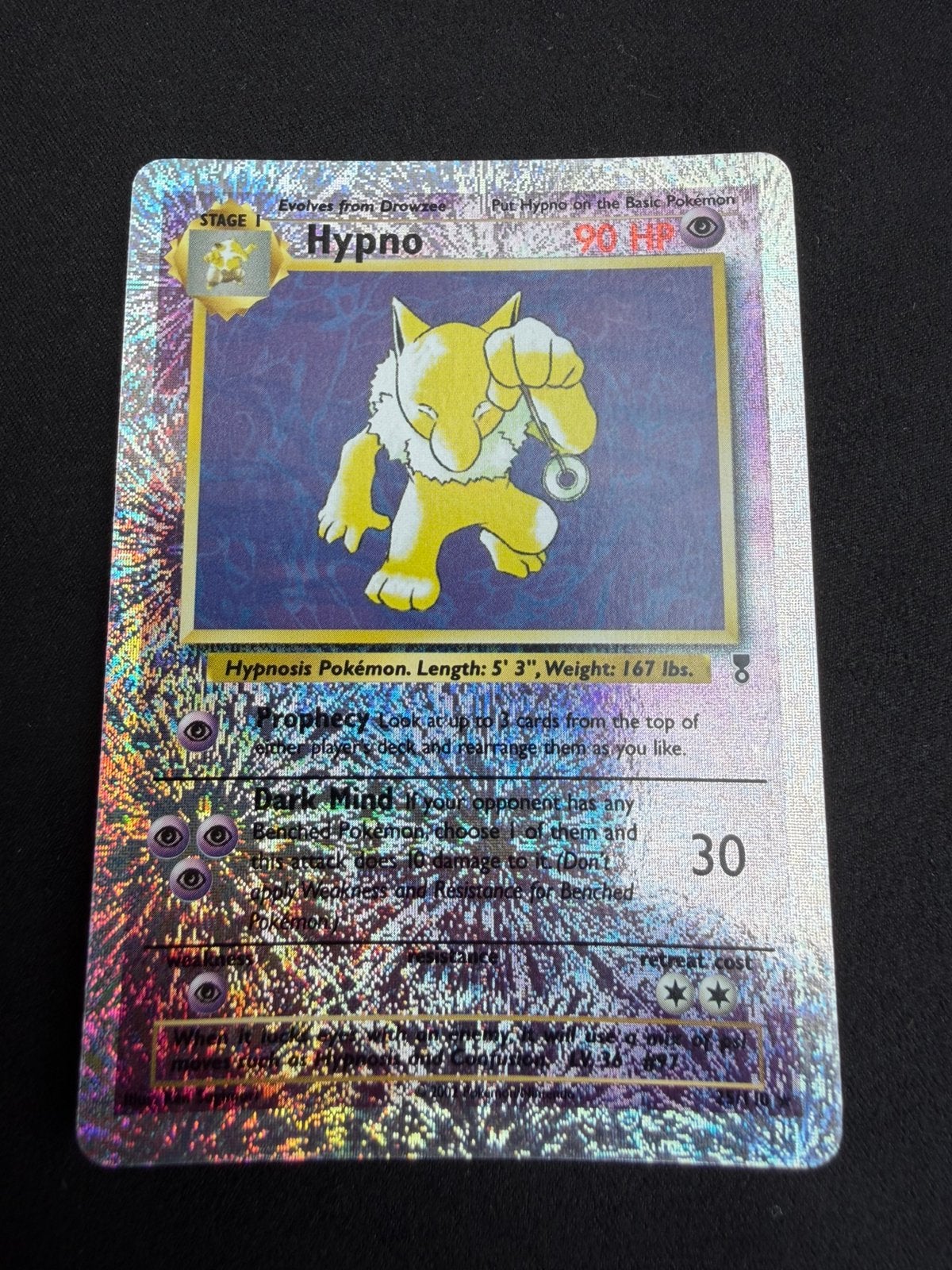 Pokémon Card – Hypno – 25/110 Legendary Collection, Ophalen of Verzenden, Zo goed als nieuw, Losse kaart