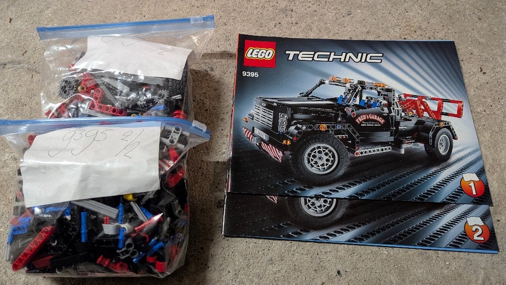 lego technic 9395, Ophalen of Verzenden, Zo goed als nieuw