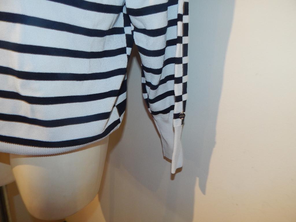 Studio Anneloes trui stretch breisel gestreept zwart wit XL, Verzenden, Maat 46/48 (XL) of groter, Zo goed als nieuw, Overige kleuren