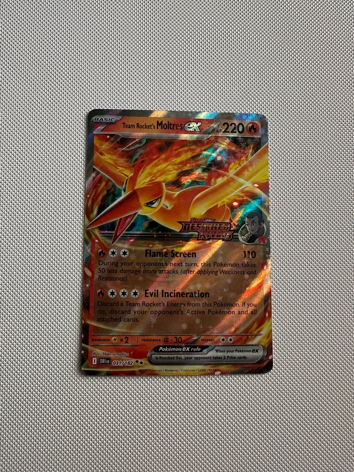 Moltres ex, Ophalen, Zo goed als nieuw