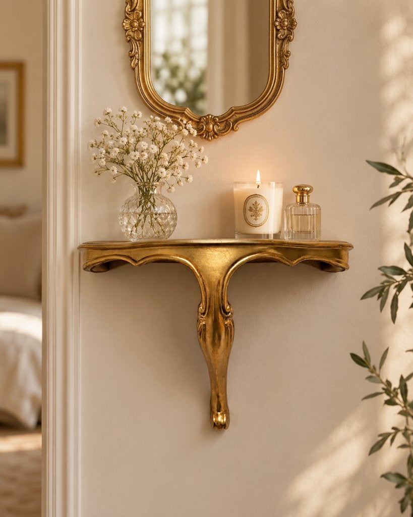 Barok Brocante Rococo planchet muurplankje wandplankje, Ophalen of Verzenden