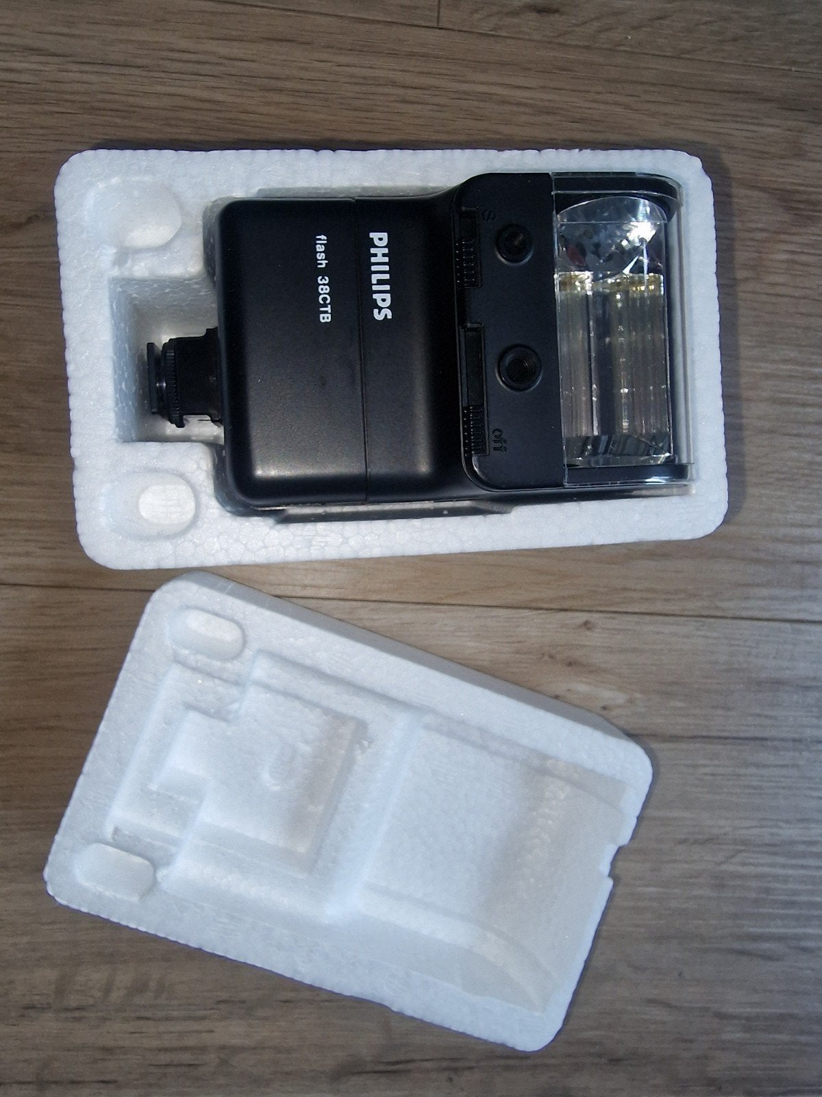 Philips Flash 38 CTB flitser voor analoge camera's, Philips, Gebruikt, Voor analoge fotografie, Externe flitser